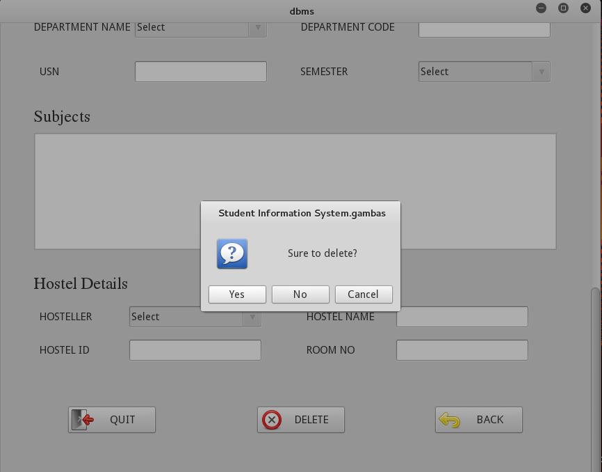 student information management system