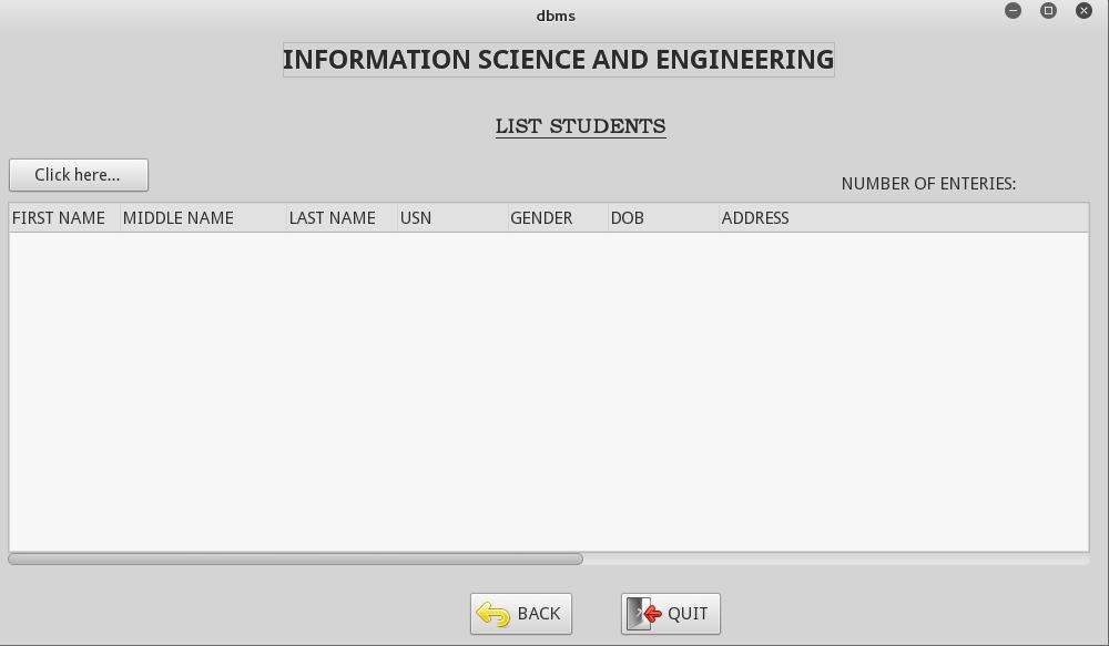 student information management system