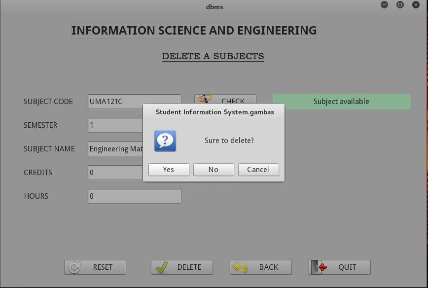 student information management system